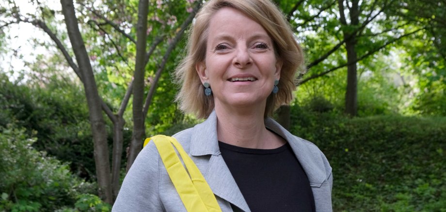 Isabelle Stähle, Gleichstellungsbeauftragte des Landkreises SÜW, im Portrait.