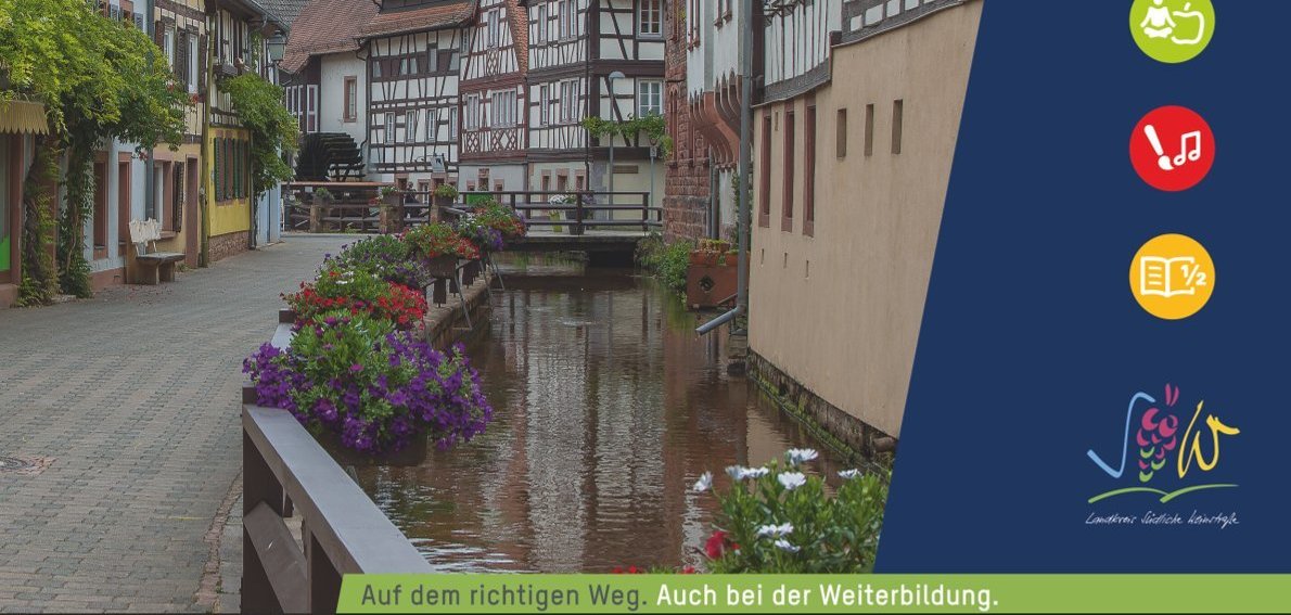 Das Titelfoto mit Blick auf den Ortskern Knittelsheim zum neuen Programmheft der Kreisvolkshochschule hat Karl Verlohner aus Knittelsheim aufgenommen.