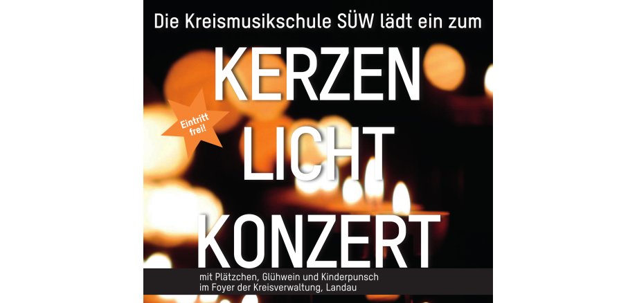 Flyer Kerzenlichtkonzert