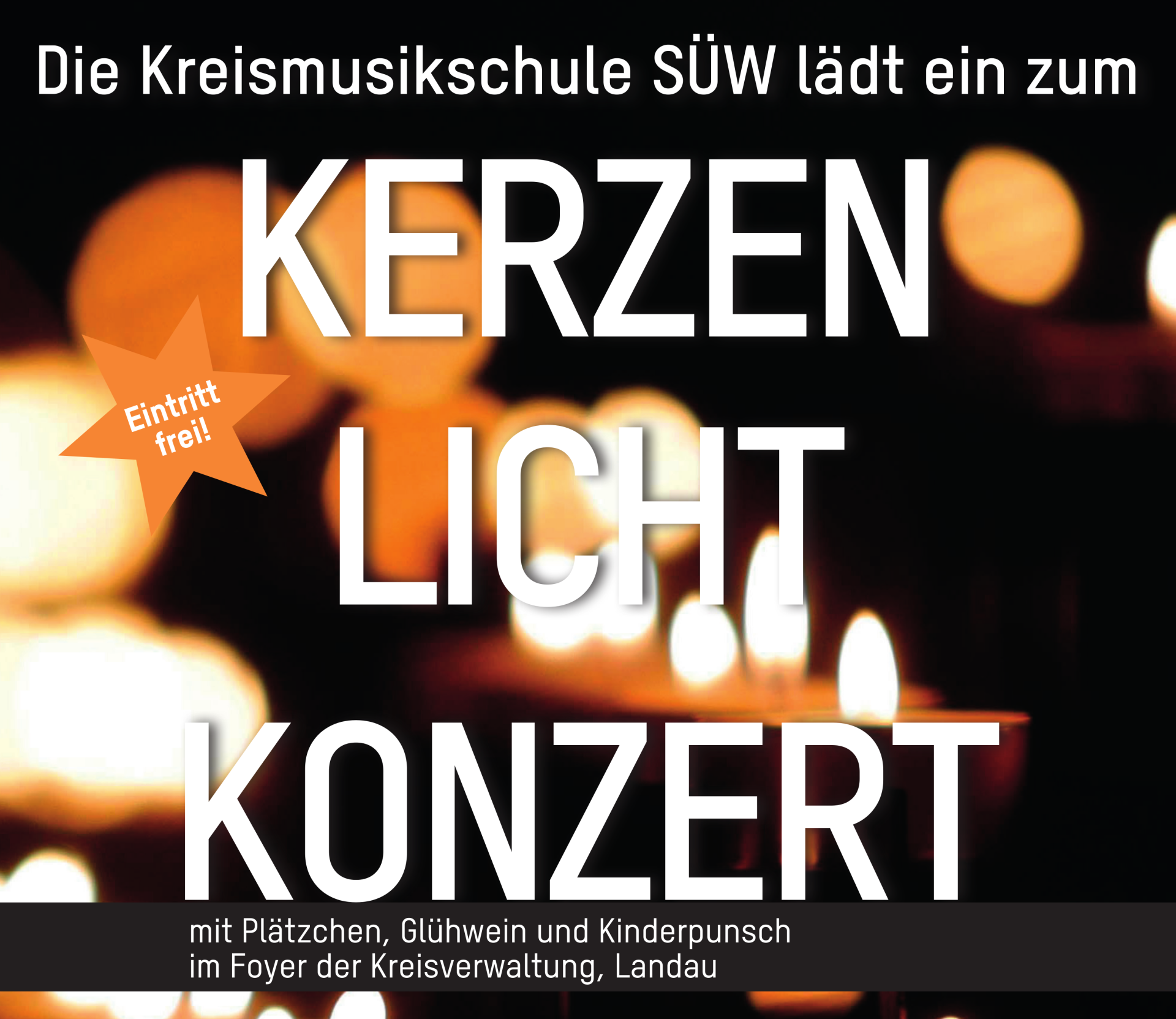 Flyer Kerzenlichtkonzert