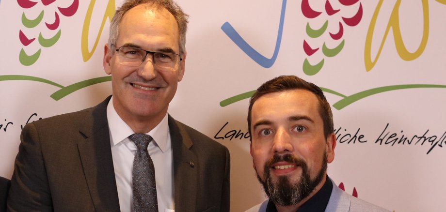 Landrat Dietmar Seefeldt und Frédéric Siebenhaar im Porträt beim Neujahrsempfang des Landkreises 2025.