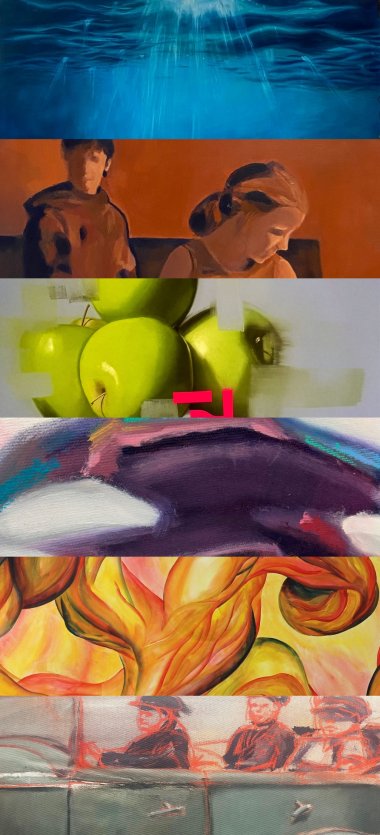 Eine Collage aus verschiedenen Kunstwerken.