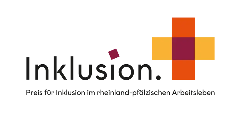 Der Landespreis Inklusion.Plus wird alle zwei Jahre verliehen. Grafik: Landesamt für Soziales, Jugend und Versorgung Logo Inklusion.Plus