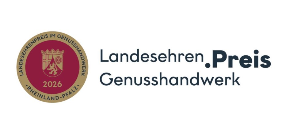 Logo „Landesehrenpreis im Genusshandwerk“ 2026. Grafik: MWTEK Logo „Landesehrenpreis im Genusshandwerk“ 2026